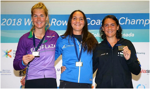 Igor Mazepa: Diana Dymchenko, Champion in 2018 World Rowing Championship, in Toronto